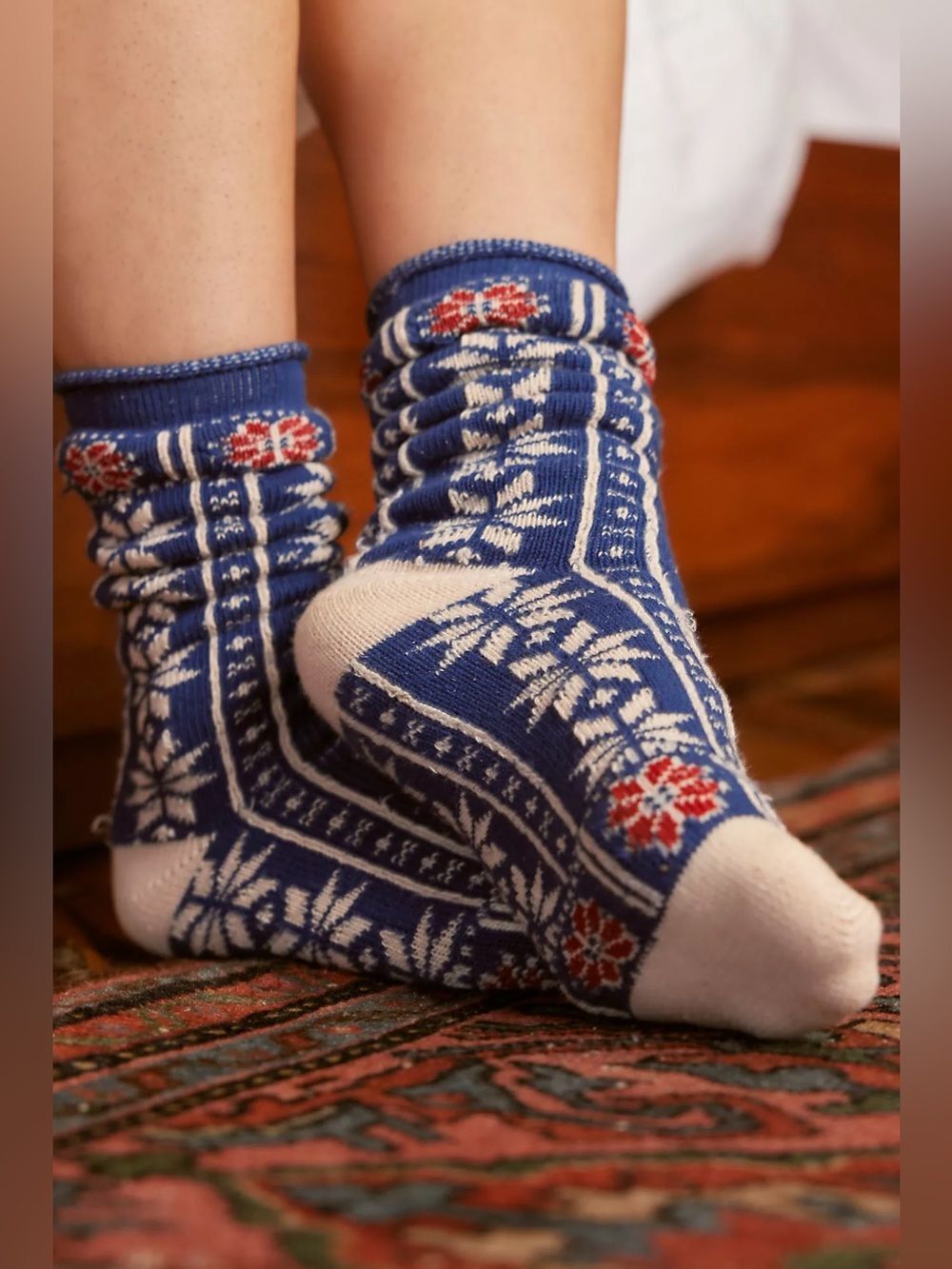 New Free People Nearly Nordic Socks One Size